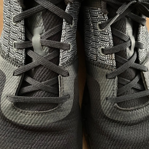 Reebok Black Mesh Lace Up Mens Sneakers Size 13 - Picture 9 of 11